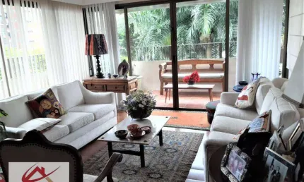 Apartamento com 275 m² 4 dormitórios 2 suítes 2 vagas à venda rua do chá - morumbi