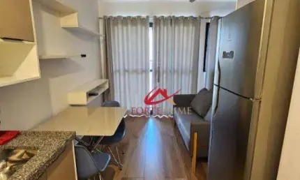 Studio com 1 dormitório para alugar, 27 m² por r$ 3.290,00/mês - campo belo - são paulo/sp