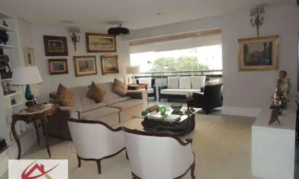 Apartamento com 3 suítes 6 vagas à venda  rua vicente leporace - campo belo