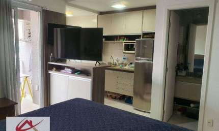 Studio com 34 m² 1 dormitório 1 vaga para alugar Rua Michigan - Brooklin