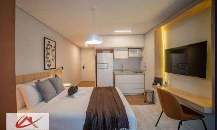 Studio com 1 dormitório à venda, 42 m² - Moema - São Paulo/SP