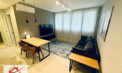 Apartamento para alugar, 38 m² por R$ 6.200,00/mês - Chácara Santo Antônio (Zona Sul) - São Paulo/SP