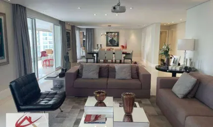 Apartamento com 3 dormitórios, 380 m² - venda por R$ 10.300.000,00 ou aluguel por R$ 54.300,00 - Campo Belo - São Paulo/SP