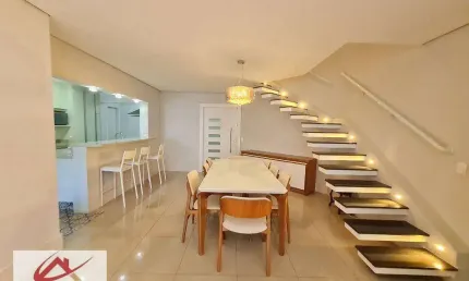 Apartamento Duplex com 3 dormitórios para alugar, 160 m² por R$ 20.248,00/mês - Brooklin - São Paulo/SP