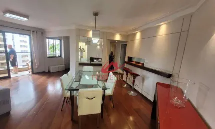 Apartamento com 3 dormitórios para alugar, 125 m² por R$ 15.501,00/mês - Moema - São Paulo/SP