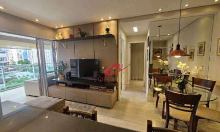 Apartamento com 2 dormitórios para alugar, 72 m² por R$ 9.900,00/mês - Brooklin - São Paulo/SP