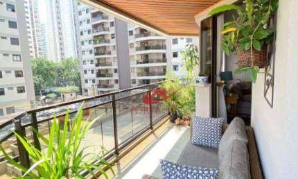 Apartamento para alugar, 143 m² por R$ 12.043,00/mês - Moema - São Paulo/SP