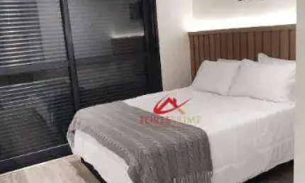 Apartamento com 1 dormitório para alugar, 26 m² por R$ 4.037,24/mês - Campo Belo - São Paulo/SP