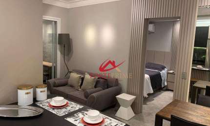 Apartamento com 1 dormitório para alugar, 54 m² por R$ 10.000,00/mês - Brooklin - São Paulo/SP