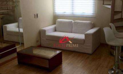 Apartamento com 1 dormitório para alugar, 50 m² - Vila Olímpia - São Paulo/SP