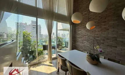 Apartamento duplex com 4 dormitórios, 210 m² - venda por r$ 4.980.000,00 ou aluguel por r$ 43.000,00/mês - brooklin - são paulo/sp