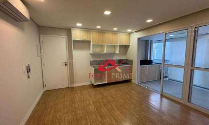 Apartamento com 1 dormitório para alugar, 42 m² por R$ 5.163,43/mês - Brooklin - São Paulo/SP