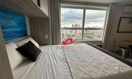 Apartamento com 1 dormitório à venda, 30 m² por R$ 590.000,00 - Brooklin Paulista - São Paulo/SP