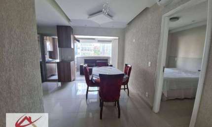 Apartamento com 1 dormitório para alugar, 51 m² por R$ 5.193,85/mês - Campo Belo - São Paulo/SP