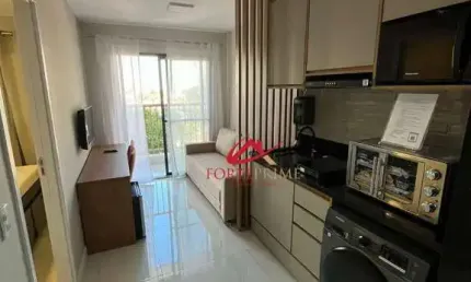 Studio com 1 dormitório para alugar, 29 m² por R$ 3.687,80/mês - Jardim das Acácias - São Paulo/SP
