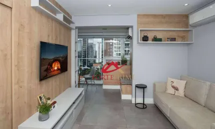 Studio com 1 dormitório para alugar, 42 m² por R$ 6.876,00/mês - Brooklin - São Paulo/SP