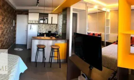 Studio com 1 dormitório para alugar, 36 m² por r$ 4.283,00/mês - campo belo - são paulo/sp