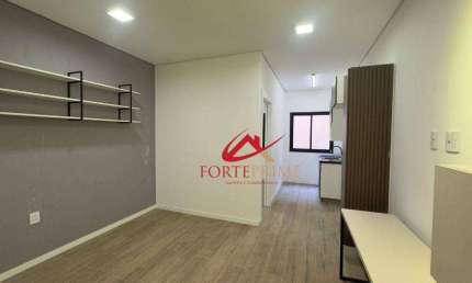 Apartamento com 2 dormitórios para alugar, 35 m² por R$ 3.057,50/mês - Santo Amaro - São Paulo/SP