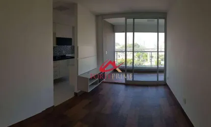 Apartamento com 1 dormitório para alugar, 45 m² por R$ 5.057,88/mês - Brooklin - São Paulo/SP