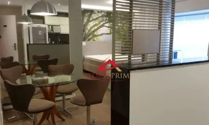 Apartamento com 1 dormitório para alugar, 50 m² por R$ 6.930,00/mês - Brooklin - São Paulo/SP