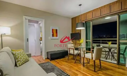 Apartamento com 1 dormitório para alugar, 46 m² por r$ 6.500,00/mês - brooklin - são paulo/sp