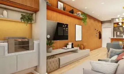 Apartamento com 2 dormitórios à venda, 55 m² por R$ 385.000,00 - Vila Baeta Neves - São Bernardo do Campo/SP