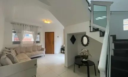 Sobrado com 3 dormitórios à venda, 188 m² por R$ 695.000,00 - Jardim Las Vegas - Santo André/SP