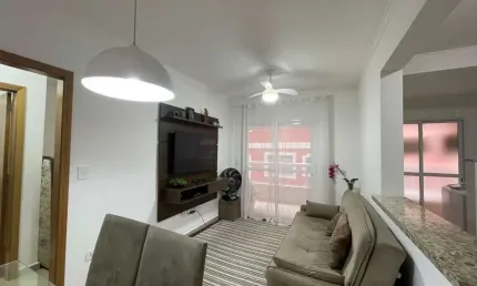 Apartamento com 1 dormitório à venda, 64 m² por r$ 430.000,00 - guilhermina - praia grande/sp