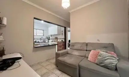 Apartamento com 2 dormitórios à venda, 48 m² por r$ 270.000,00 - aviação - praia grande/sp