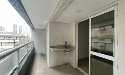 Apartamento com 1 dormitório à venda, 48 m² por r$ 370.000,00 - guilhermina - praia grande/sp