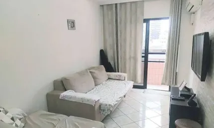 Apartamento com 2 dormitórios à venda, 74 m² por r$ 410.000,00 - vila guilhermina - praia grande/sp
