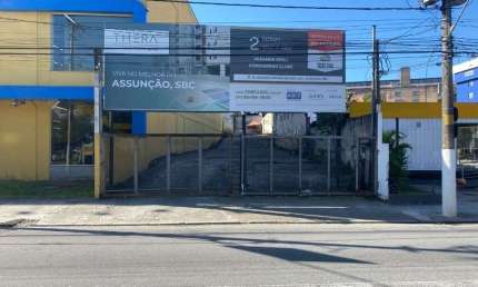 Terreno para alugar, 468 m² por r$ 5.657,00/mês - assunção - são bernardo do campo/sp