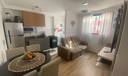 Apartamento mobiliado com 2 dormitórios à venda, 39 m² por r$ 345.000 - vila aquilino - santo andré/sp