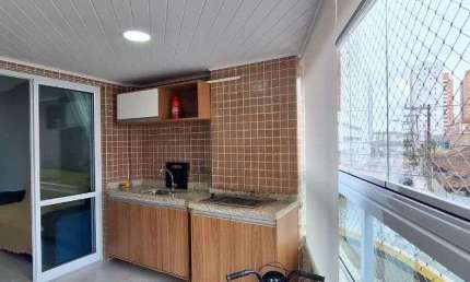 Apartamento com 2 dormitórios para alugar, 72 m² por R$ 3.550,00/mês - Ocian - Praia Grande/SP