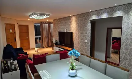 Apartamento com 3 dormitórios para alugar, 138 m² por r$ 7.100,00/mês - centro - são bernardo do campo/sp