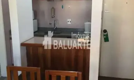 Flat com 1 quarto para alugar na Avenida Ibijaú, --, Moema, São Paulo