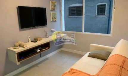 Apartamento com 1 dorm, Boqueirão, Santos - R$ 420 mil, Cod: 5038