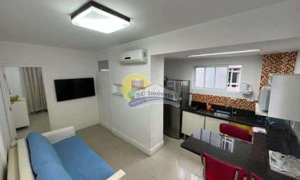 Apartamento com 1 dorm, Gonzaga, Santos - R$ 330 mil, Cod: 5451