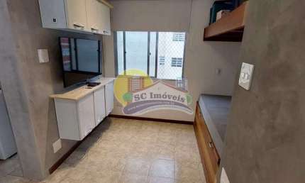 Apartamento com 1 dorm, Gonzaga, Santos - R$ 335 mil, Cod: 5521