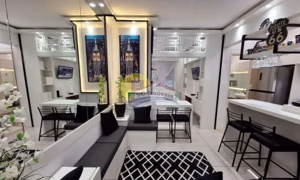 Studio com 1 dorm, Centro, São Vicente - R$ 300 mil, Cod: 5449