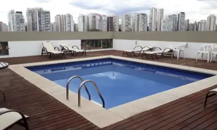 Apartamento para locação em são paulo, brooklin paulista, 1 dormitório, 1 suíte, 2 banheiros, 1 vaga