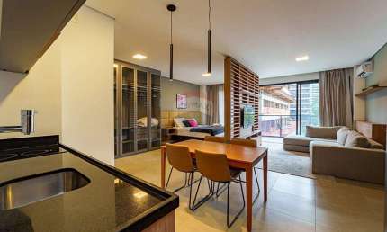 Apartamento à venda no Itaim Bibi, zona Sul de São Paulo com 1 dormitório e vaga de garagem  e 57m².