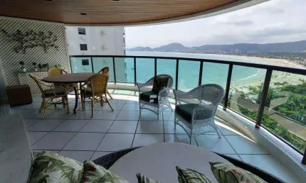 Apartamento com 4 dormitórios à venda, 224 m² por R$ 2.500.000,00 - Enseada - Guarujá/SP