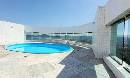 Cobertura com 4 dormitórios à venda, 448 m² por R$ 4.500.000,00 - Enseada - Guarujá/SP