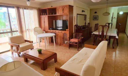 Apartamento com 3 dormitórios à venda, 127 m² por r$ 450.000,00 - enseada - guarujá/sp