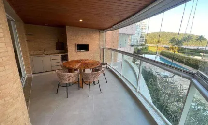 Apartamento com 3 dormitórios à venda, 156 m² por r$ 6.400.000,00 - riviera de são lourenço - bertioga/sp