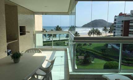 Apartamento com 3 dormitórios para alugar, 120 m² por R$ 2.300,00/dia - Riviera de São Lourenço - Bertioga/SP