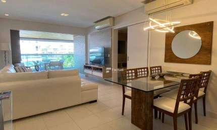 Apartamento com 3 dormitórios, 128 m² - venda por R$ 4.100.000,00 ou aluguel por R$ 3.500,00/dia - Módulo 08  - Bertioga/SP