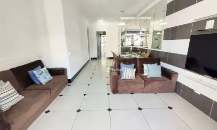 Apartamento com 3 dormitórios à venda, 115 m² por r$ 740.000,00 - pitangueiras - guarujá/sp