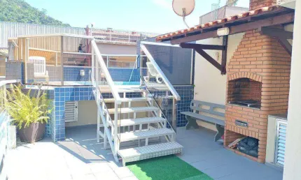 Cobertura com 3 dormitórios à venda, 190 m² por R$ 580.000,00 - Enseada - Guarujá/SP